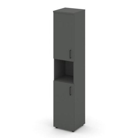 Шкаф высокий узкий SN.STU.E-107(L) (400х400х1982) (Антрацит)