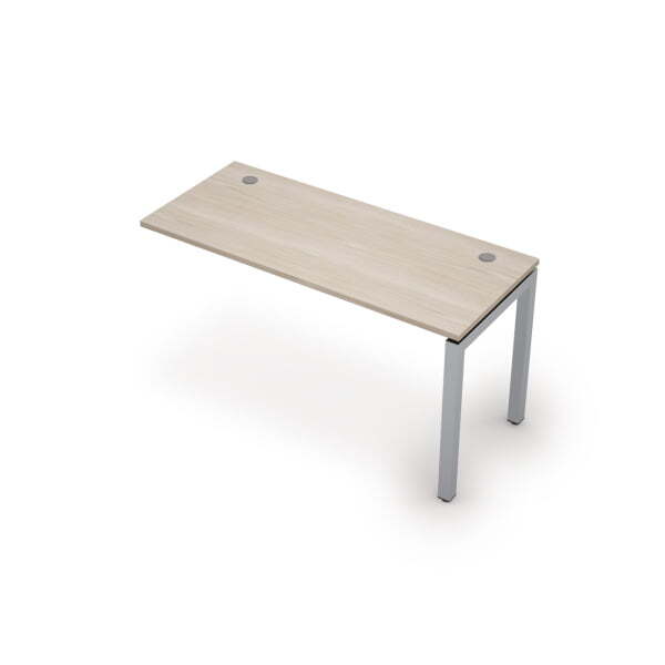 6МБК.5169 Линейная бенч-система, конечный модуль (1400x600x750) (Шамони светлый/Алюминий матовый)