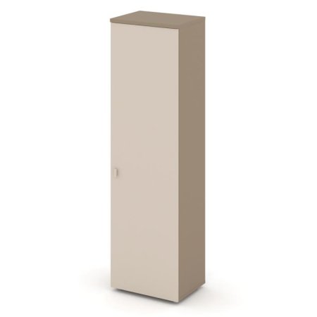 Гардероб узкий (правое исполнение) ES.GB-1 (R) (560х420х1977) (Латте/Капучино)