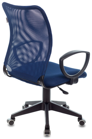 Кресло CH-599AXSN темно-синий TW-05N сиденье темно-синий TW-10N крестов. пластик (Темно-синий)