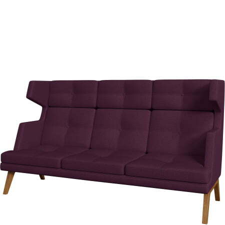 Диван офисный 3-х местный высокий Беверли (Диван 3-местный высокий kiton_14)