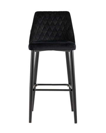 Стул барный Диего велюр черный (Стул барный Диего черный)
