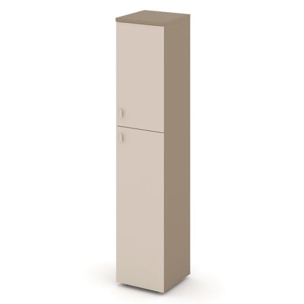 Шкаф высокий узкий прававый ES.SU-1.8 (R) (400х420х1977) (Латте/Капучино)