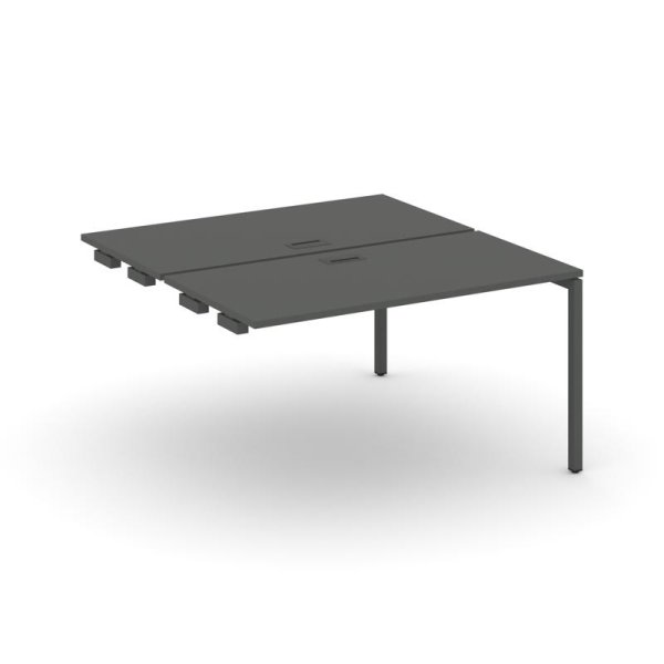 Стол-приставка к опорным элементам SN-4P.DPRS-003 (1380х1232х750) (Антрацит/Металл Антрацит)