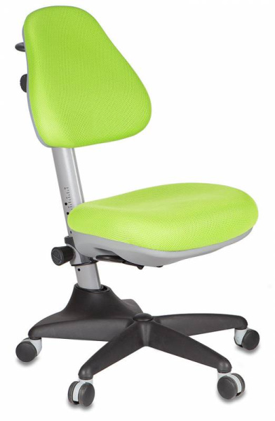 Кресло детское KD-2 салатовый TW-18 крестов. пластик (Салатовый)