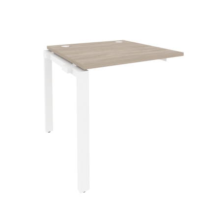 Наборный элемент рабочей станции на П-образном м/к Onix O.MP-1.NRS-0.8 780x800x750 (Дуб Аттик/Белый Металл)
