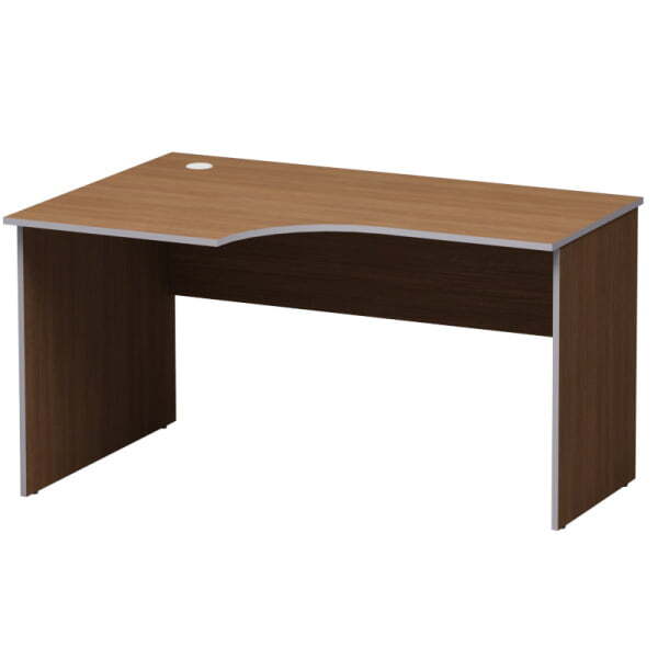 Стол Бюджет левый 2364 1360x900x740 (Орех Онтарио)