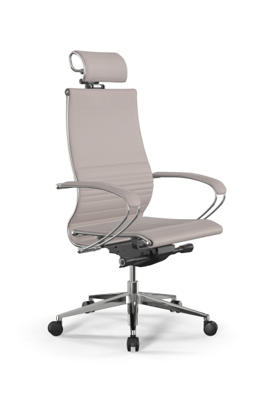 Кресло для руководителя Метта Samurai L2-7K - Infinity /Kc04/Nc04/K2cL/H2cL-3D(M26.B32.G25.W03) (Светло-бежевый)