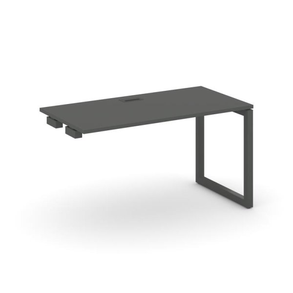 Стол-приставка к опорным элементам SN-5O.OPRS-004 (1580х600х750) (Антрацит/Металл Антрацит)