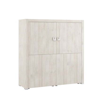 Шкаф средний SOL297420 1310x450x1370 (Дуб светлый Solid)
