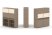 Тумба двойная + высокая надставка ES.NB.2V-3 (1500х410х1520) (Латте/Тиквуд Светлый)