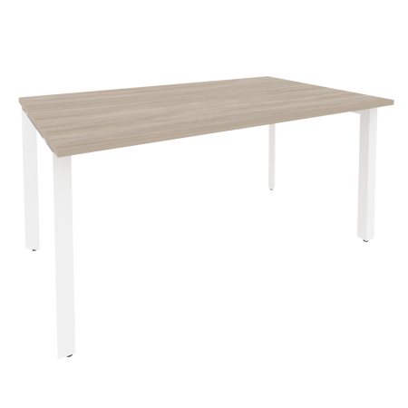 Стол переговорный Onix O.MP-PRG-1.4 1580x980x750 (Дуб Аттик/Белый Металл)