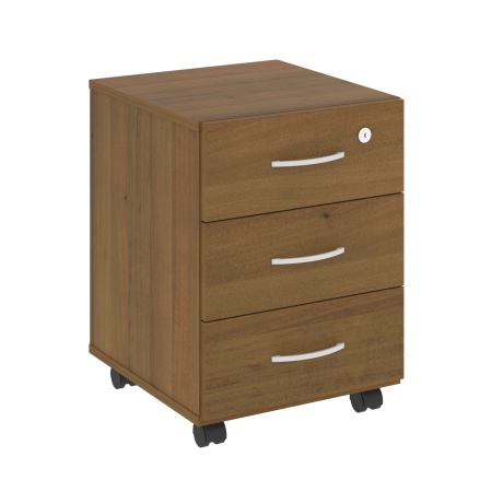 Тумба подкатная 3 ящ. Nova S В.ТМ3 407x439x556 (Орех Гварнери)