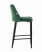 Стул полубарный Диего велюр зеленый (Стул полубарный Диего зеленый)