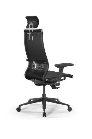 Кресло для руководителя Метта SynchroSit 10 B2-189D - T /Kb00/Nb00/D03P/H3mL-2D(M25.B11.G19.W02) (Черный)