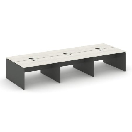 Рабочая станция 2-х сторонняя SN-D.DRS-062 (3540х1232х750) (Дуб Наварра/Антрацит)