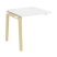 Наборный элемент рабочей станции на деревянных опорах Onix Wood OW.1.NRS-0.8 780x800x750 (Тиквуд Светлый/Дуб Темный)