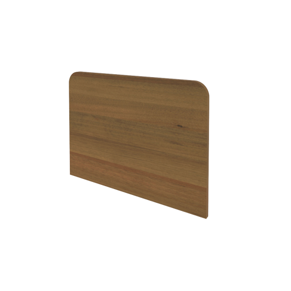 Экран боковой для столов с глубиной столешницы 600мм Slim С.ЭКР.Б-60 600x435x18 (Орех)