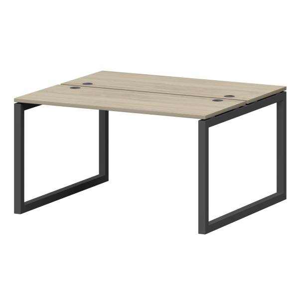 Бенч двойной на металлокаркасе Смарт СМС2-О-12К.120.Пр50 1200x1236x750 (Кронберг/Антрацит)