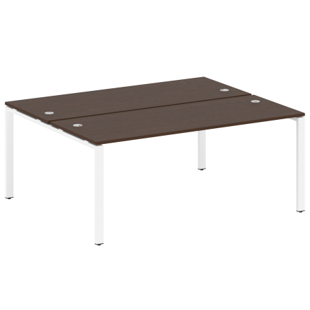 Рабочая станция Metal System Style БП.РАС-СП-2.5 1800x1475x750 (Венге Цаво/Белый металл)