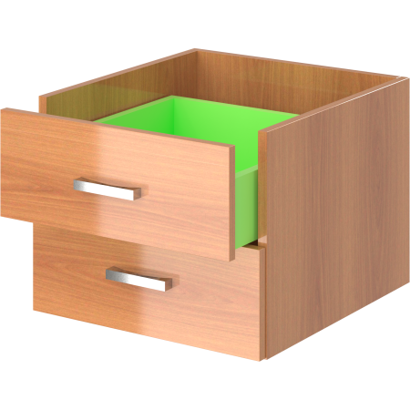 Тумба подвесная Авантаж В-802 428x460x338 (Миланский орех)