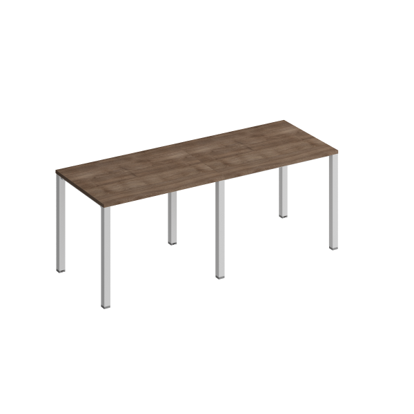 Рабочая станция на металлокаркасе КФ (2х100) Комфорт КФ К.1130-2 2000x750x750 (Дуб шамони темныйСерый)