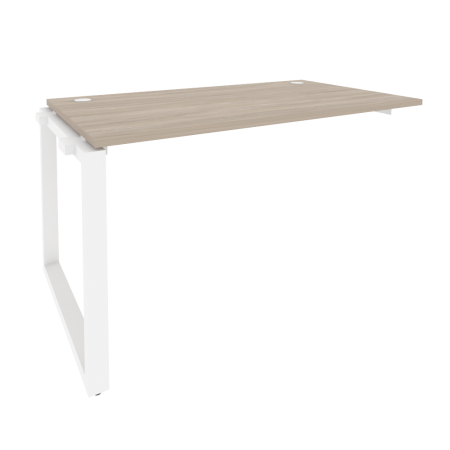 Наборный элемент рабочей станции на О-образном м/к Onix O.MO-1.NRS-3.8 1380x800x750 (Дуб Аттик/Белый Металл)