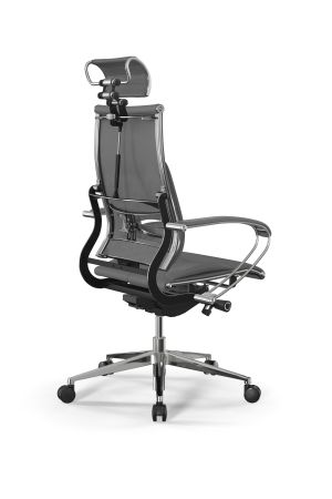 Кресло для руководителя Метта Y 2DM B2-10K - Infinity /Kc06/Nc06/K2cL/H2cL-3D(M26.B32.G25.W03) (Серый)