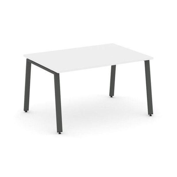 Стол переговорный SN-6A.SPRG-001.3 (980х980х750) (Белый/Металл Антрацит)