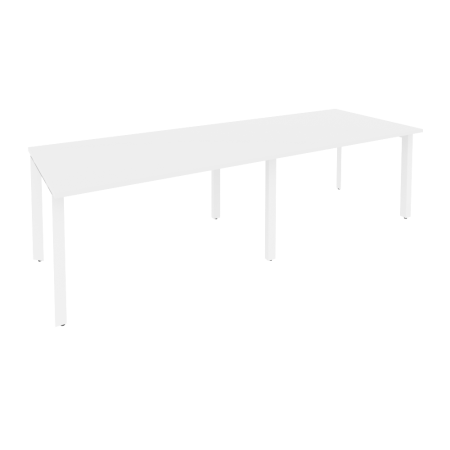 Стол переговорный Onix O.MP-PRG-2.3 2760x980x750 (Белый Бриллиант/Белый Металл)