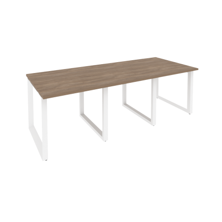 Стол переговорный Onix O.MO-PRG-3.0 2340x980x750 (Дуб Аризона/Белый Металл)