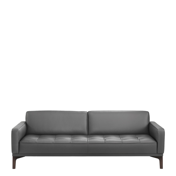 Диван офисный Темплтон (М-06) 3-х местный (Серый)