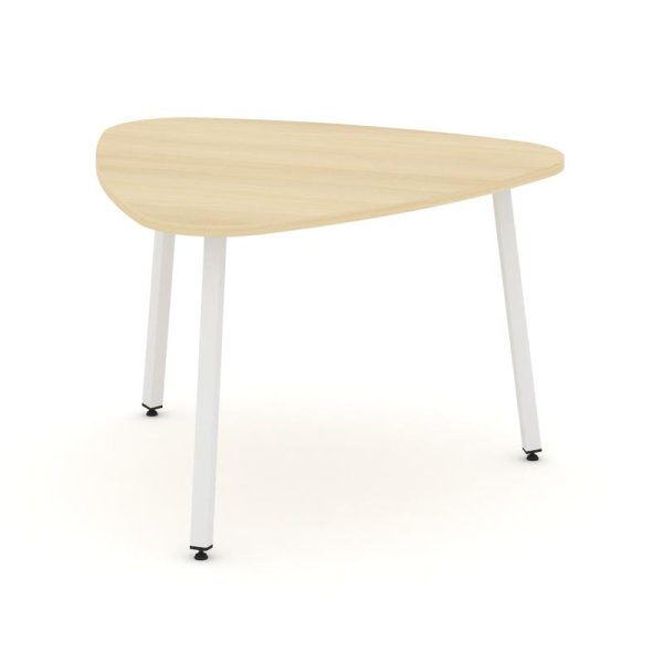 Стол переговорный SN-4.SPRG-71.3 (1200х1200х750) (Акация Лорка/Металл Белый)