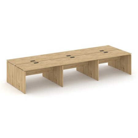 Рабочая станция 2-х сторонняя SN-D.DRS-062 (3540х1232х750) (Тиквуд Светлый)