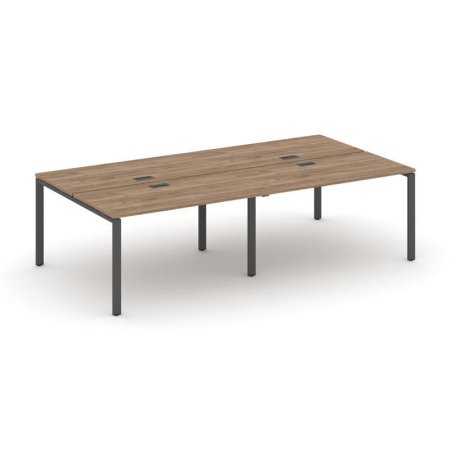 Рабочая станция 2-х сторонняя SN-6P.DRS-041 (1960х1432х750) (Дуб Табак/Металл Антрацит)