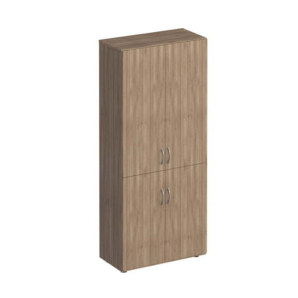 Шкаф для документов закрытый 4-дверный Комфорт МП2 К 373 800x380x2000 (Дуб шамони темный)