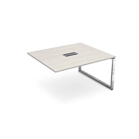 Конечный модуль Бенч-системы для переговорных столов Gloss НСПК-О.928 1600x1200x750 (IvoryХром)
