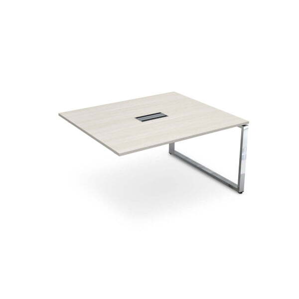 Конечный модуль Бенч-системы для переговорных столов Gloss НСПК-О.928 1600x1200x750 (IvoryХром)