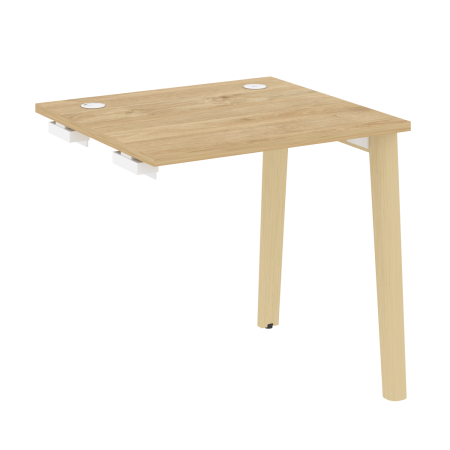 Стол-приставка к опорным элементам на деревянных опорах Onix Wood OW.SPR-0.7 780x720x750 (Тиквуд Светлый/Дуб Светлый)