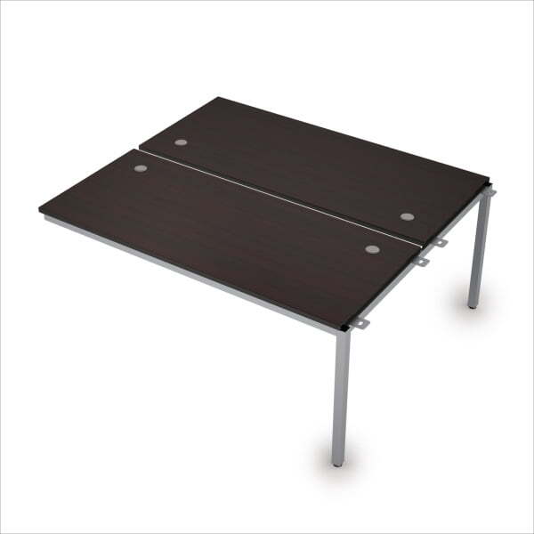 6МБС.274 Сдвоенные бенч-системы, средний модуль (1600x1435x750) (Венге/Алюминий матовый)