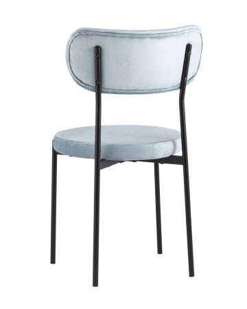 Стул Барбара велюр серо-голубой (Стул Барбара серо-голубой)