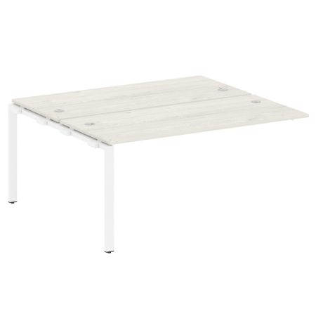 Проходной наборный элемент рабочей станции Metal System Style БП.ПРС-СП-2.4 1600x1475x750 (Дуб Наварра/Белый металл)