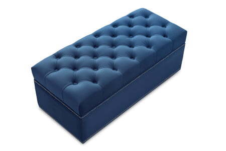 Банкетка Marcele 900 (920x420x450) Синий (Синий)