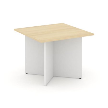 Стол переговорный квадратный SN-D.SPRG-003 (980х980х750) (Акация Лорка/Белый)