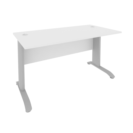 Стол письменный Riva ПЛ.СП-3 1400x720x750 (Белый/Металлик)