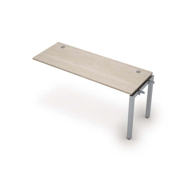 6МБС.5164 Линейная бенч-система, средний модуль (1600x600x750) (Шамони светлый/Алюминий матовый)