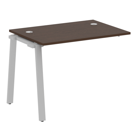 Проходной наборный элемент рабочей станции Metal System Style БА.ПРС-СП-1.1 1000x720x750 (Венге Цаво/Серый металл)