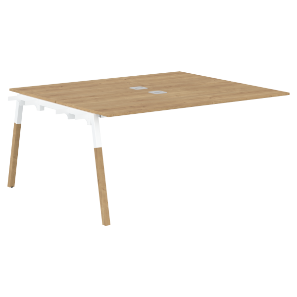 Элемент раб.станции Forta FIWST 1513 1580x733x1370 (Дуб Гамильтон/Белый премиум)