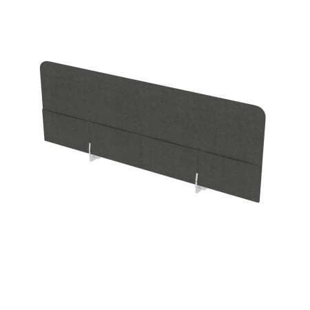 010.БТДК.165 Барьеры мягкие фронтальные для сдвоенного бенч с карманами, двухсторонние (1600x27x500) (StoneПорошковое покрытие)