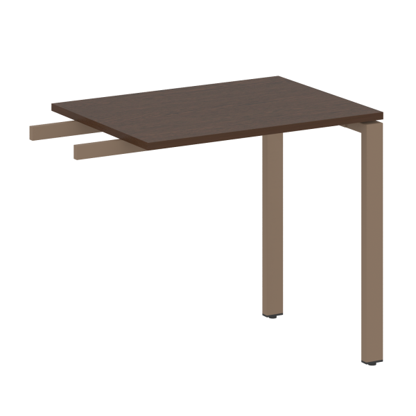 Приставной элемент БП.ПР-2 800x600x750 (Венге Цаво/Мокко металл)